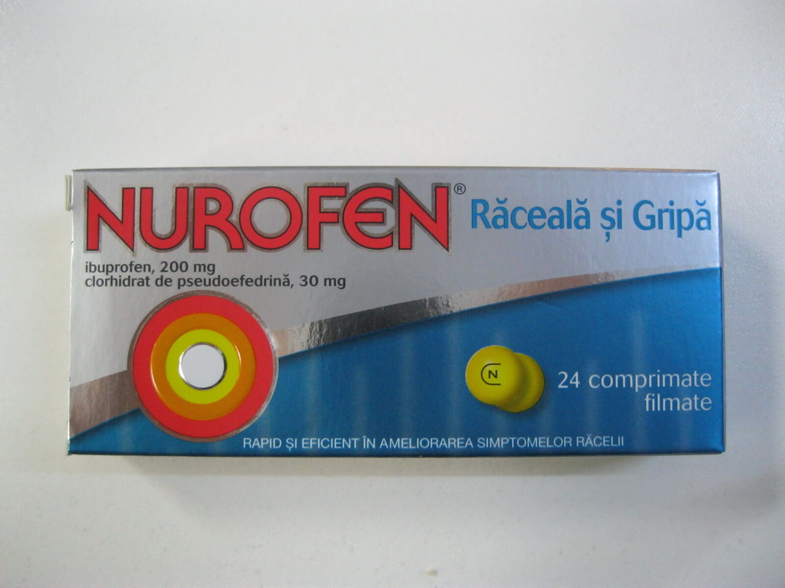 Nurofen Raceala si Gripa Comprimate 200mg 24 comprimate