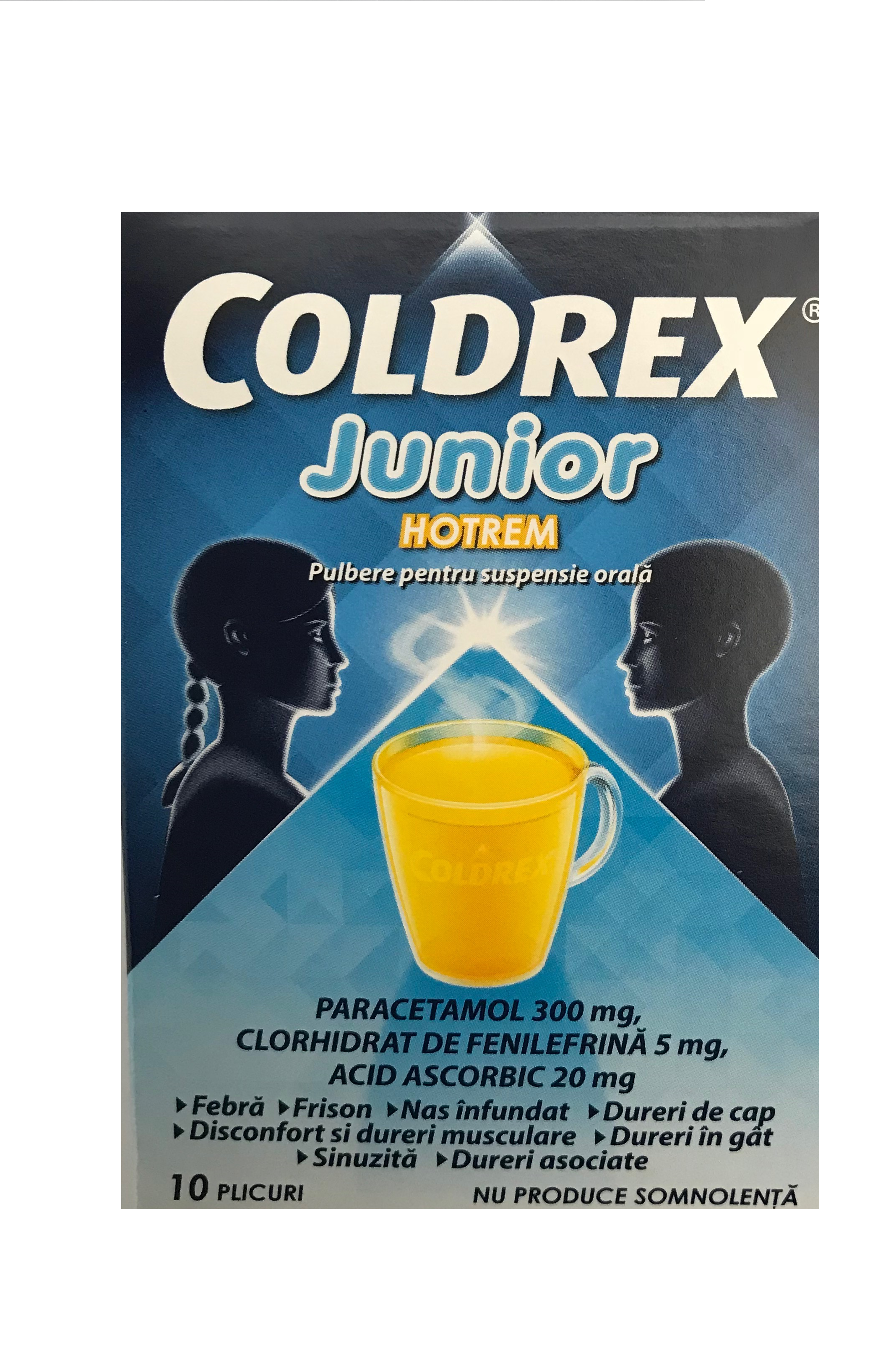 Coldrex Junior Hotrem , Pulbere, Plicuri, 10buc