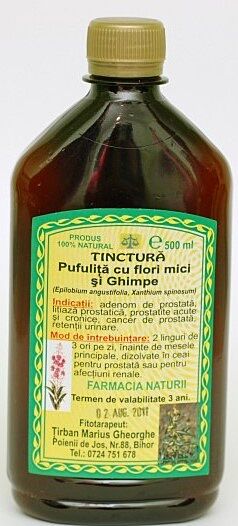 din tinctura de prostatita din prostatită, stomacul se poate umfla