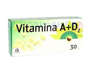 Vitamina A+D2 Capsule, Capsule, 30buc