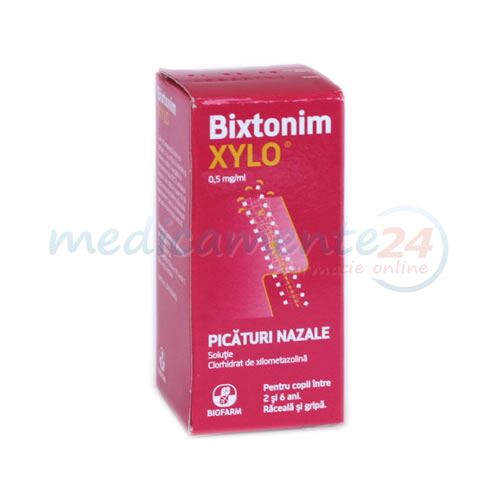 Bixtonim Xylo 0.5mg/ml Solutie Nazala,Solutie, 10ml