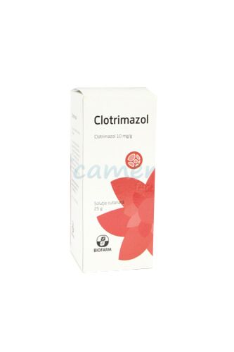 Clotrimazol Solutie Cutanata,Solutie, 25g