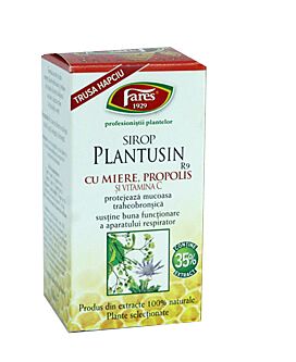 FARES Sirop Plantusin cu Miere si Propolis Pentru Tuse, Sirop, 100ml