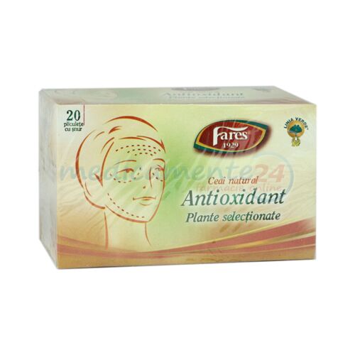FARES Ceai Antioxidant, Pliculete, 20buc