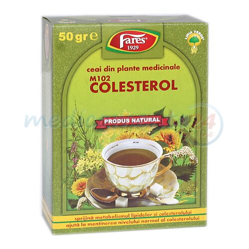 FARES Ceai Pentru Colesterol, Punga, 50g