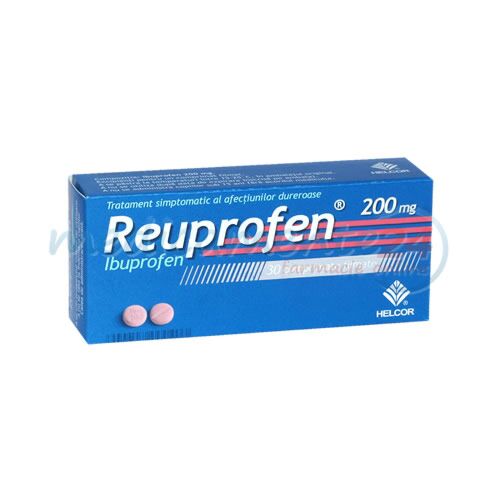 Reuprofen 200mg Comprimate, ComprimateFilmate, 30buc