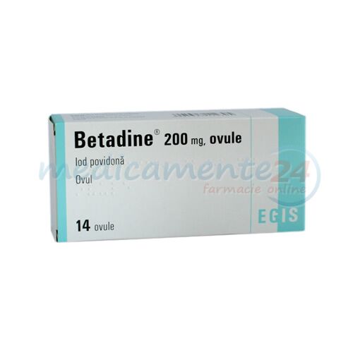 Betadine 200mg Ovule, Ovule, 14buc