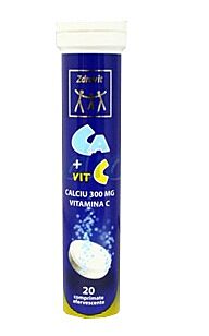 Zdrovit Calciu + Vitamina C Comprimate Efervescente, Comprimate, 20buc