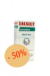 Lacalut Sensitive Anti-Plaque Apa de Gura, Solutie, 250ml