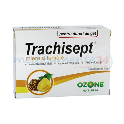 Trachisept Miere si Lamaie Comprimate Supt, Comprimate, 16buc