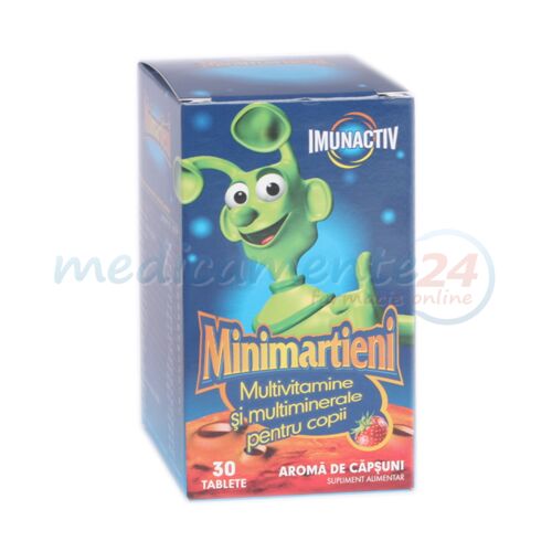 Minimartieni Imunactiv Capsuni Tablete, Tablete, 30buc