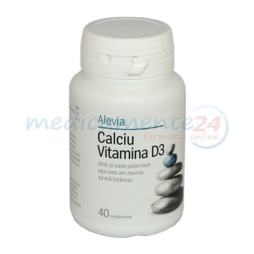 ALEVIA Calciu D3 masticabil x 30cp