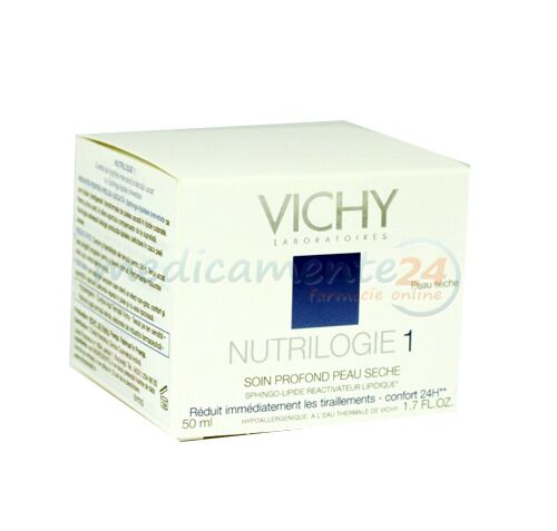 VICHY Nutrilogie 1 Crema de Ingrijire Intensiva a Tenului Uscat, Crema, 50ml