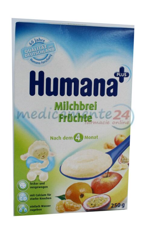 Humana Cereale Fructe, Pulbere, 250g