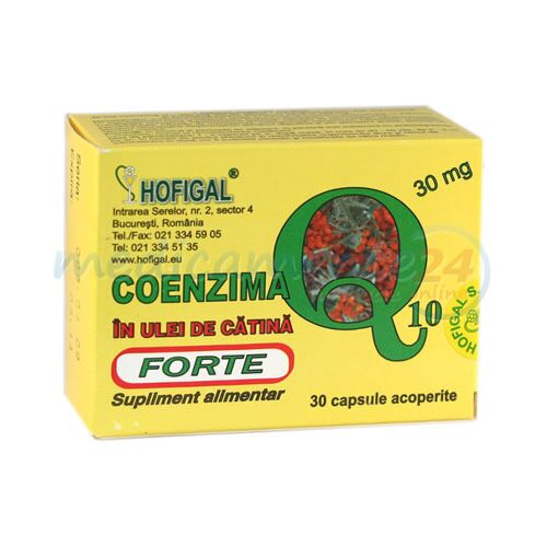 Coenzima Q10 In Ulei de Catina Forte 30mg, Capsule, 40buc