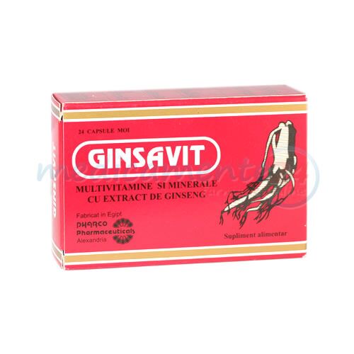 Ginsavit Capsule, Capsule, 24buc