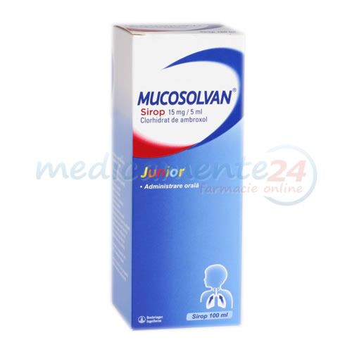 Mucosolvan Junior 15mg/5ml Sirop, Sirop,100ml