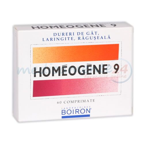 Homeogene 9 Comprimate, Comprimate, 60buc