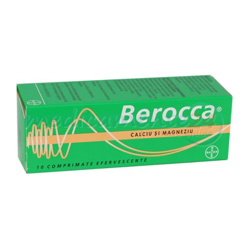 Berocca Ca&Mg Comprimate Efervescente, Comprimate Efervescente, 10buc