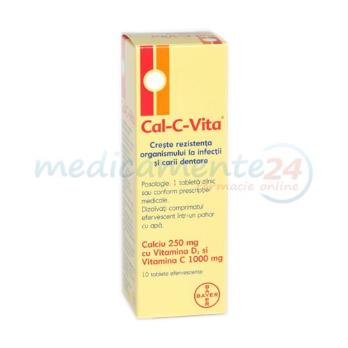 Cal C Vita Comprimate Efervescente, Comprimate Efervescente, 10buc