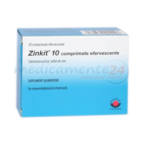 Zinkit Comprimate Efervescente, Comprimate Efervescente,20buc