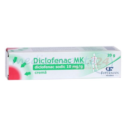 Diclofenac MK 10mg/g Crema, Crema, 20g
