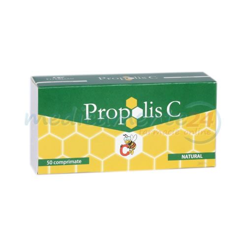 Propolis C Comprimate, Comprimate, 50buc