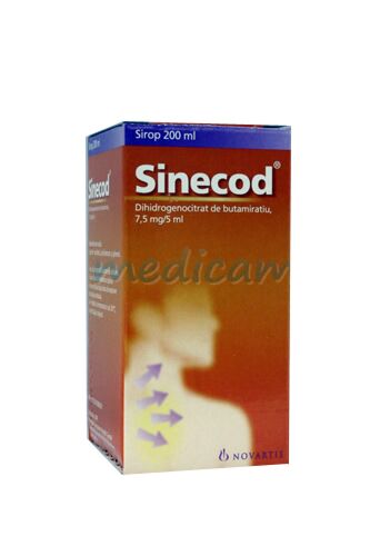 Sinecod 7.5mg/5ml Sirop, Sirop, 200ml