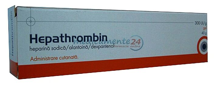 Hepathrombin 30000UI/g Gel, Gel, 40g