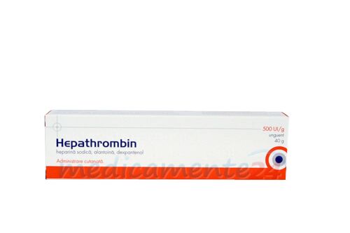 Hepathrombin 500UI/g Crema, Crema,40g