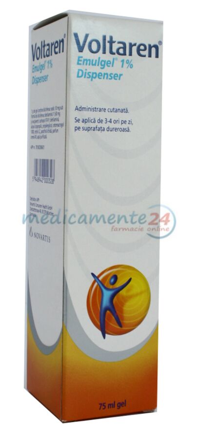 Voltaren Emulgel 1% Dispenser, Emulgel, 75ml