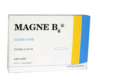 Magne B6 Fiole 10ml, Fiole, 10buc