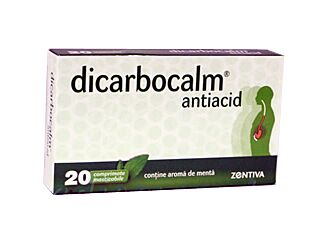 Dicarbocalm Comprimate Antiacid, Comprimate, 20buc
