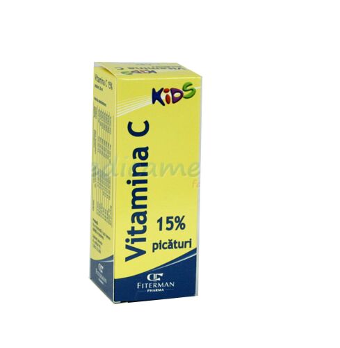 Vitamina C Kids Solutie, Solutie, 20ml