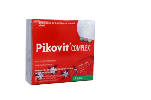 Pikovit Complex Tablete 3+, Tablete, 27buc