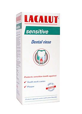 Lacalut Sensitive Anti-Plaque Apa de Gura, Solutie, 300ml