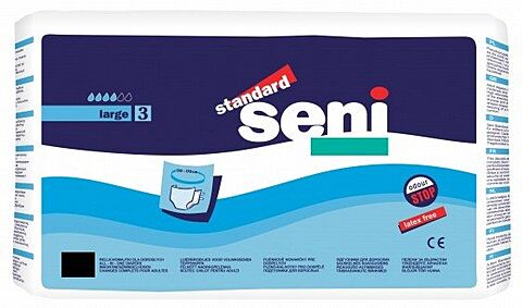 Seni Standard 3 Large Scutece Adulti, 30buc