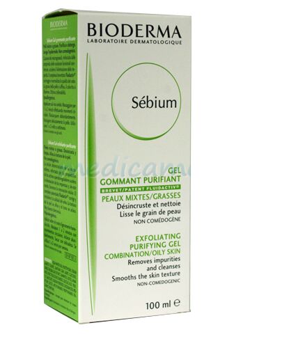 Bioderma Sebium Gel Exfoliant, Gel, 100ml