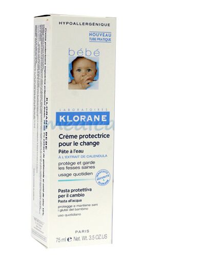 Klorane Bebe Crema Protectoare, Crema, 75ml