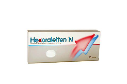 Hexoraletten N Comprimate, Comprimate, 20buc