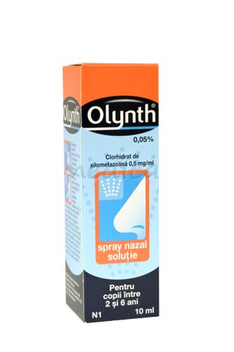 Olynth 0.05% Spray Nazal, Spray, 10ml