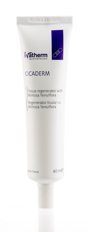 IVATHERM Cicaderm Regenerator Tisular cu Mimosa Tenuiflora, Crema, 40 ml