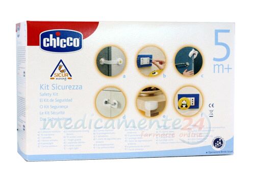 Chicco Kit De Siguranta Pentru Priza Usa Dulap Frigider Si Lampa Veghe +5 Luni, Kit, 1buc