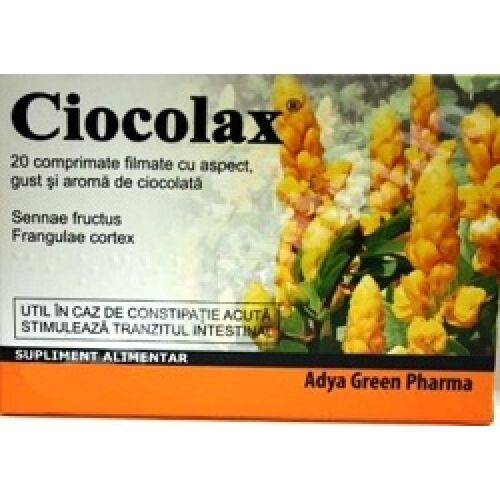 Ciocolax Comprimate Filmate Cu Gust de Ciocolata, Comprimate Filmate, 20buc