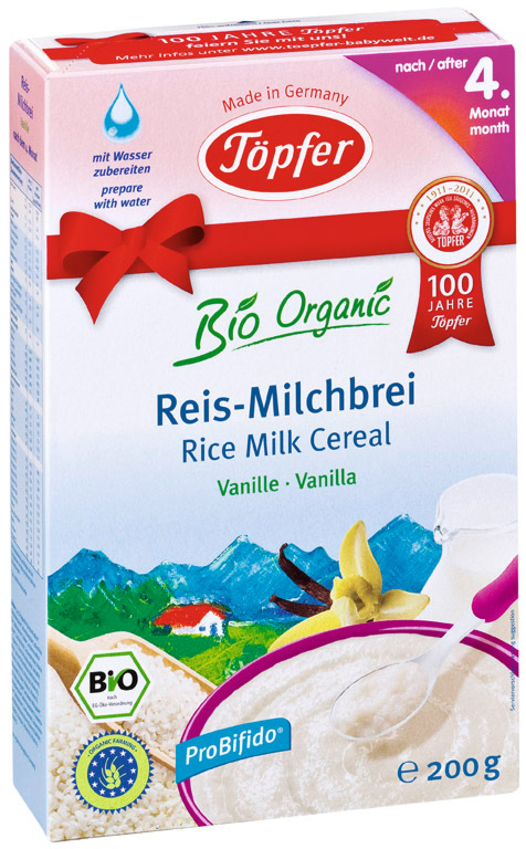 Topfer Cereale Orez Cu Lapte + Vanilie  >4luni, Cereale, 200gr