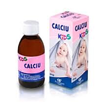 Fiterman Calciu KIDS Sirop, Sirop, 150ml + CADOU Vitamina D3 Kids, 0.5mg/ml Picaturi, 10ml
