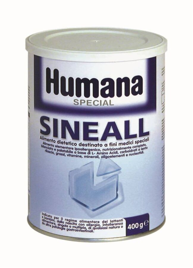 Humana Sineall Special APLV Lapte Sugari cu Intolerante si Alergii Aminoacizi, Lapte Praf, 400g