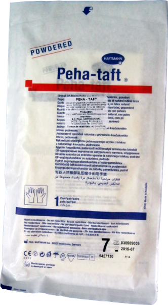HARTMANN Peha-Taft Manusi Chirurgicale Pudrate Marimea 7, Manusi Chirurgicale, 1buc