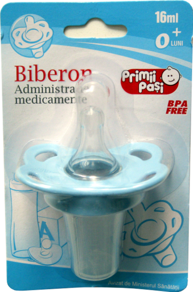 Primii Pasi Mini Biberon Administrare Medicament fara BPA, Mini Biberon, 1buc