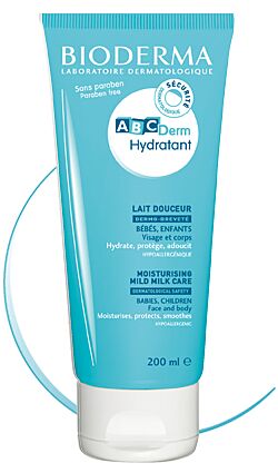 BIODERMA ABCDerm Lapte Hidratant, Lapte Hidratant, 200ml